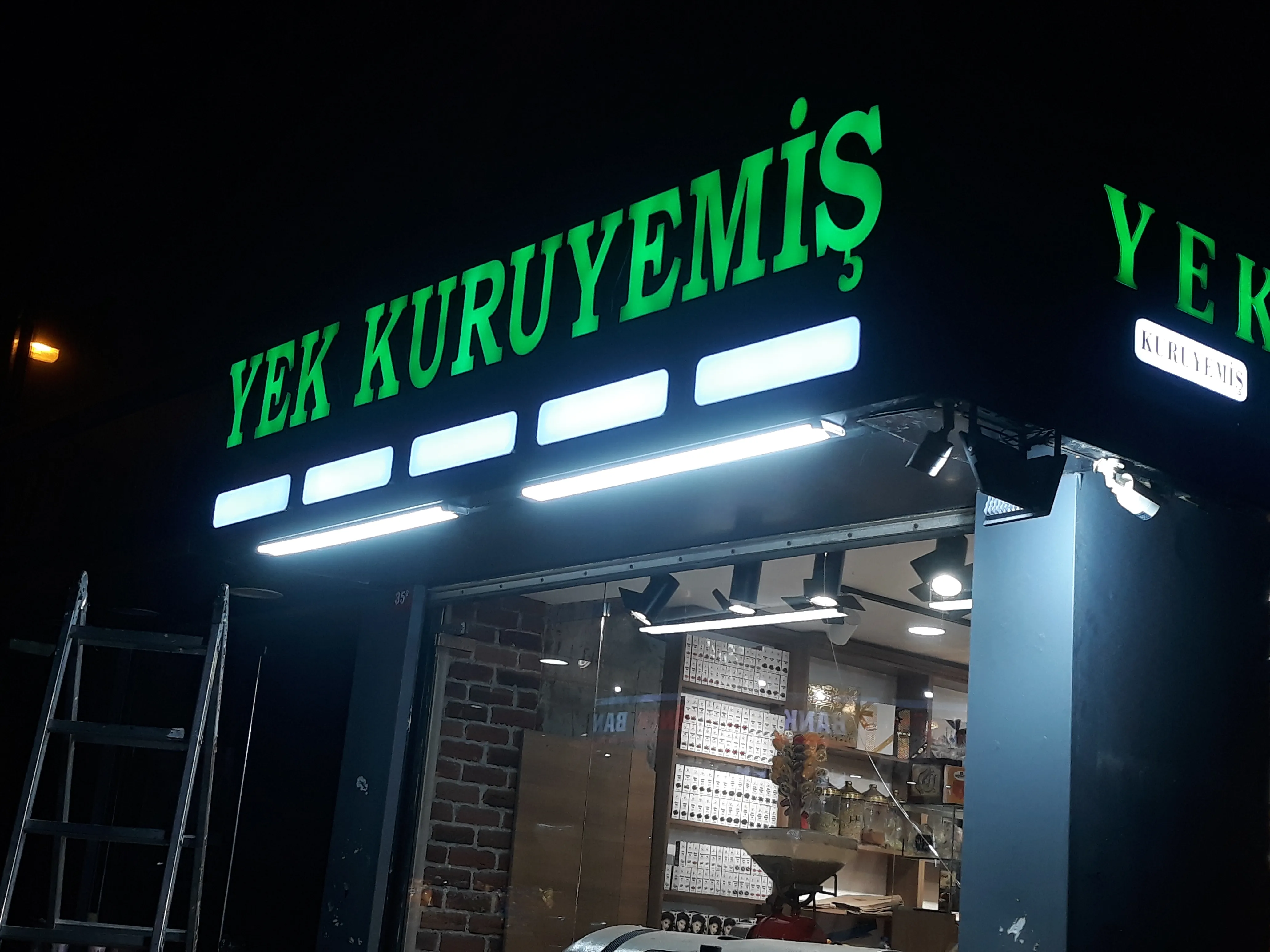Işıklı Kabartmalı Tabela Uygulaması