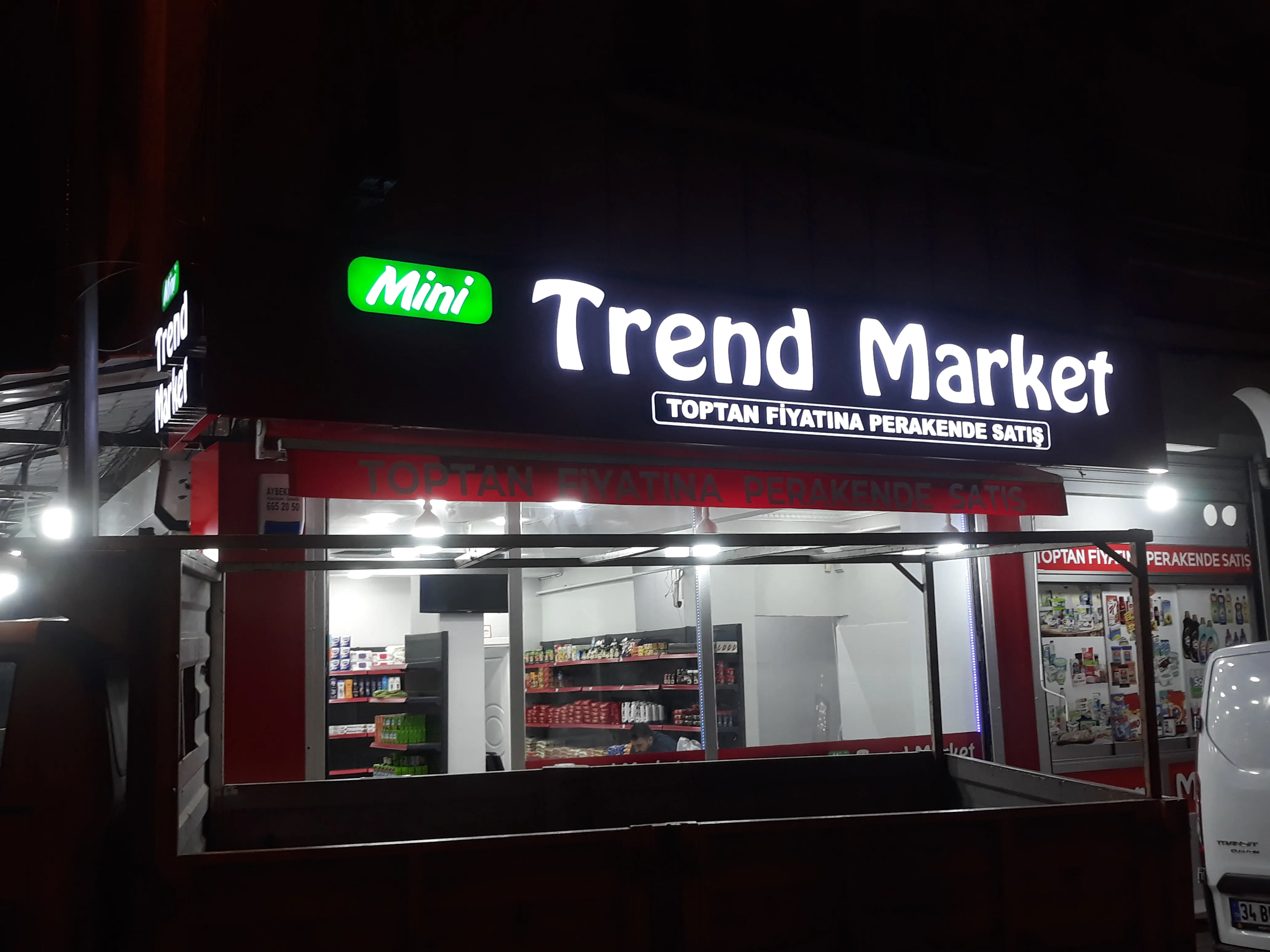 Işıklı Kabartmalı Tabela Uygulaması