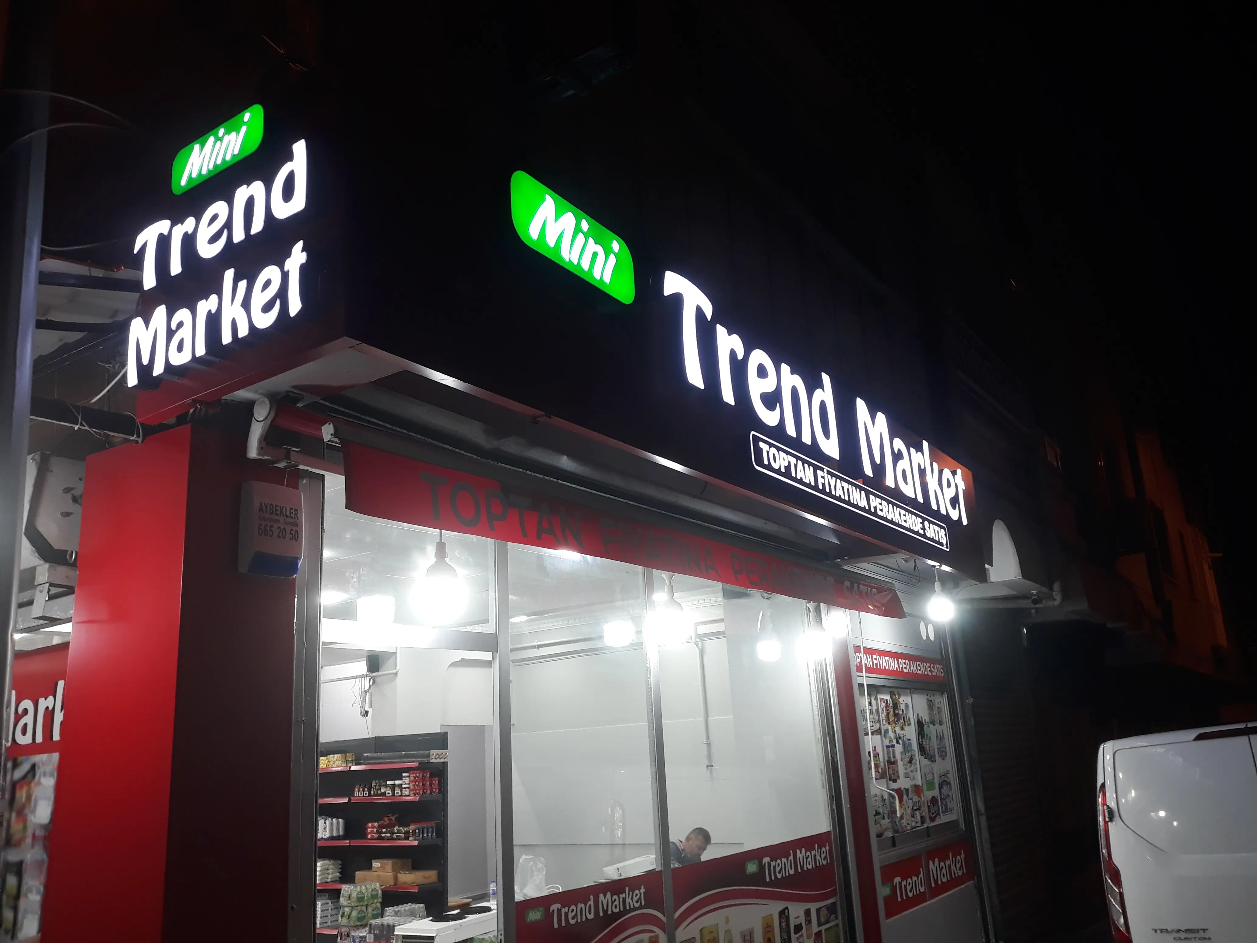 Işıklı Kabartmalı Tabela Uygulaması