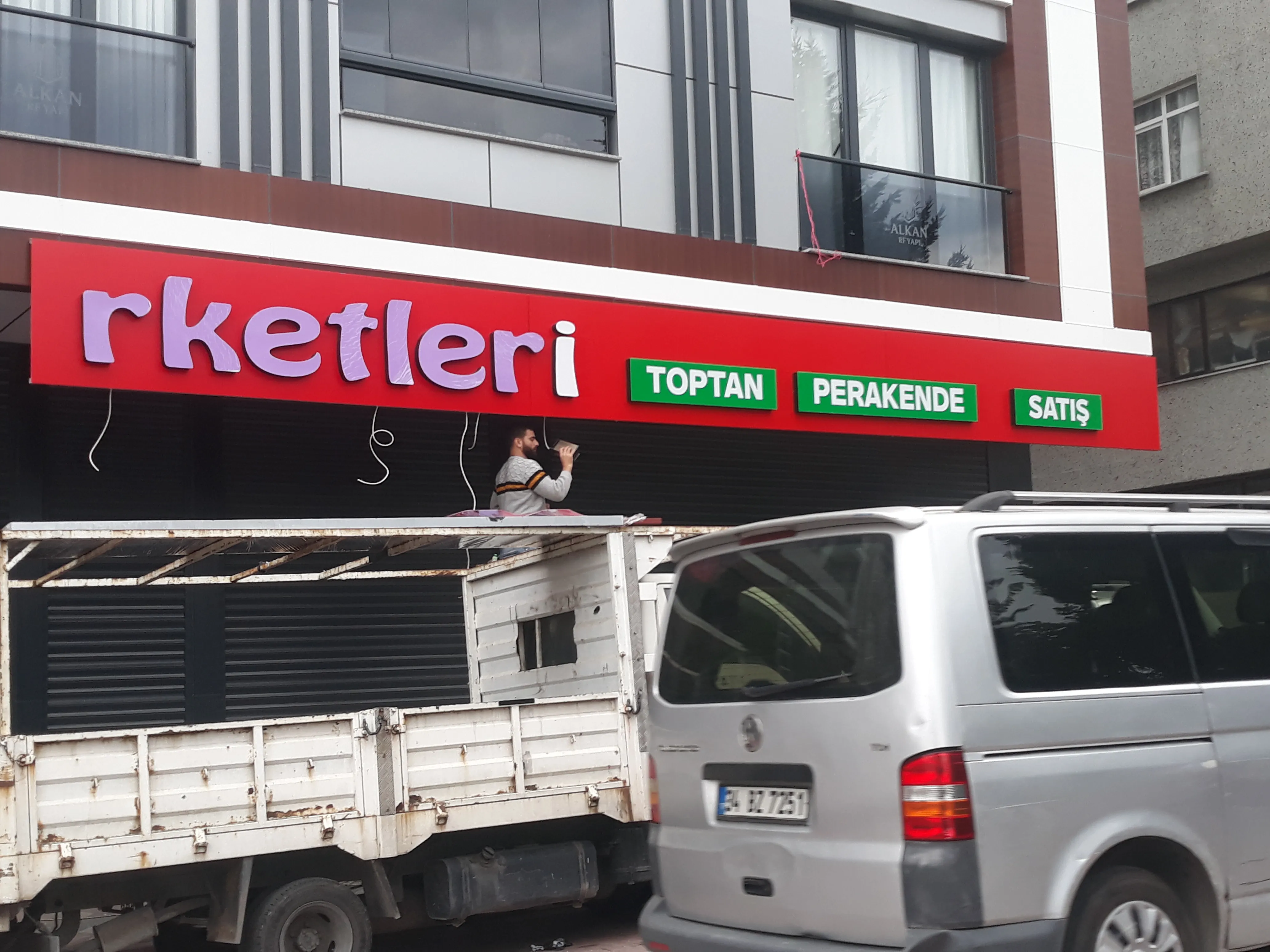 Işıklı Kabartmalı Tabela Uygulaması
