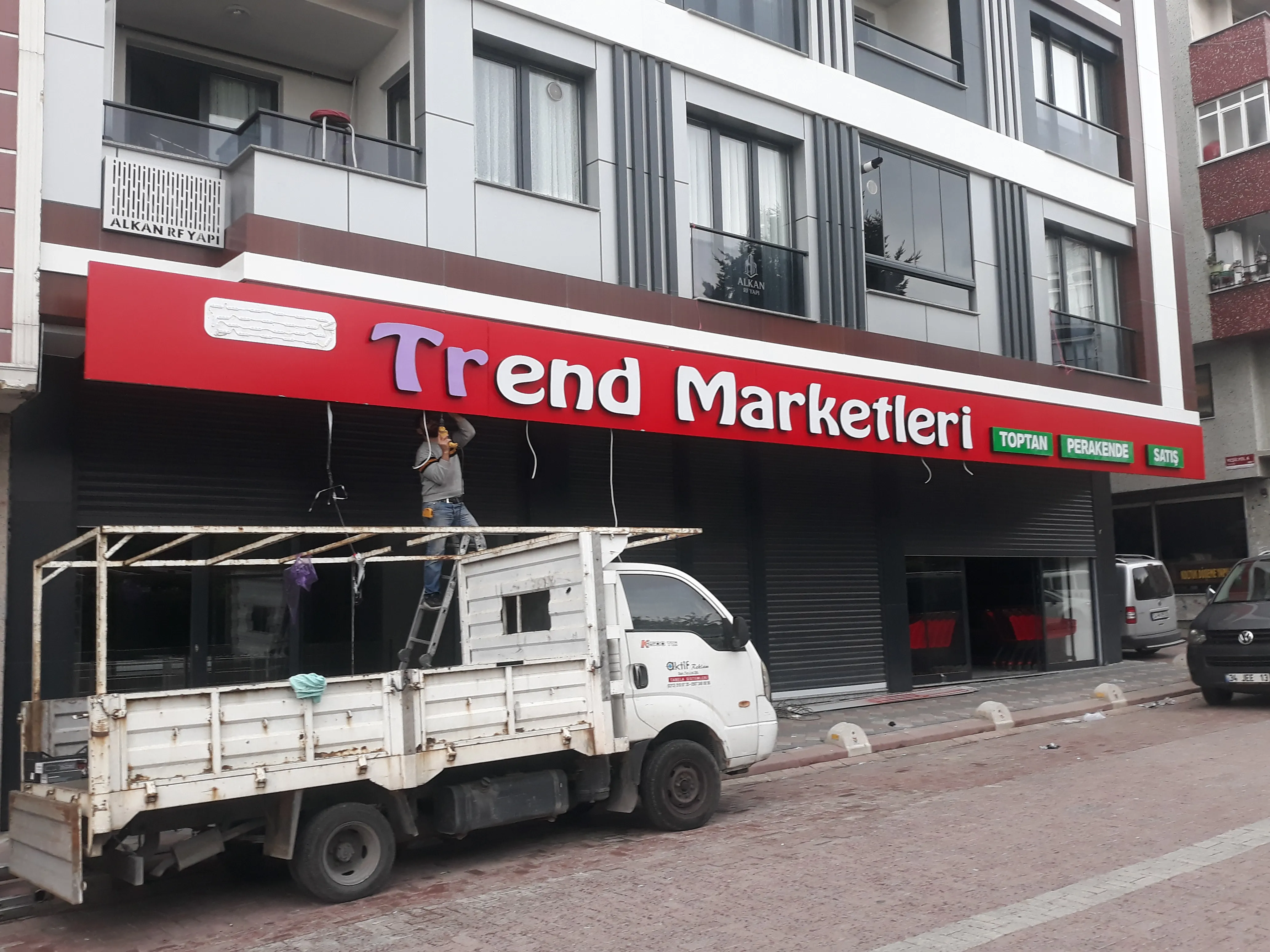Işıklı Kabartmalı Tabela Uygulaması